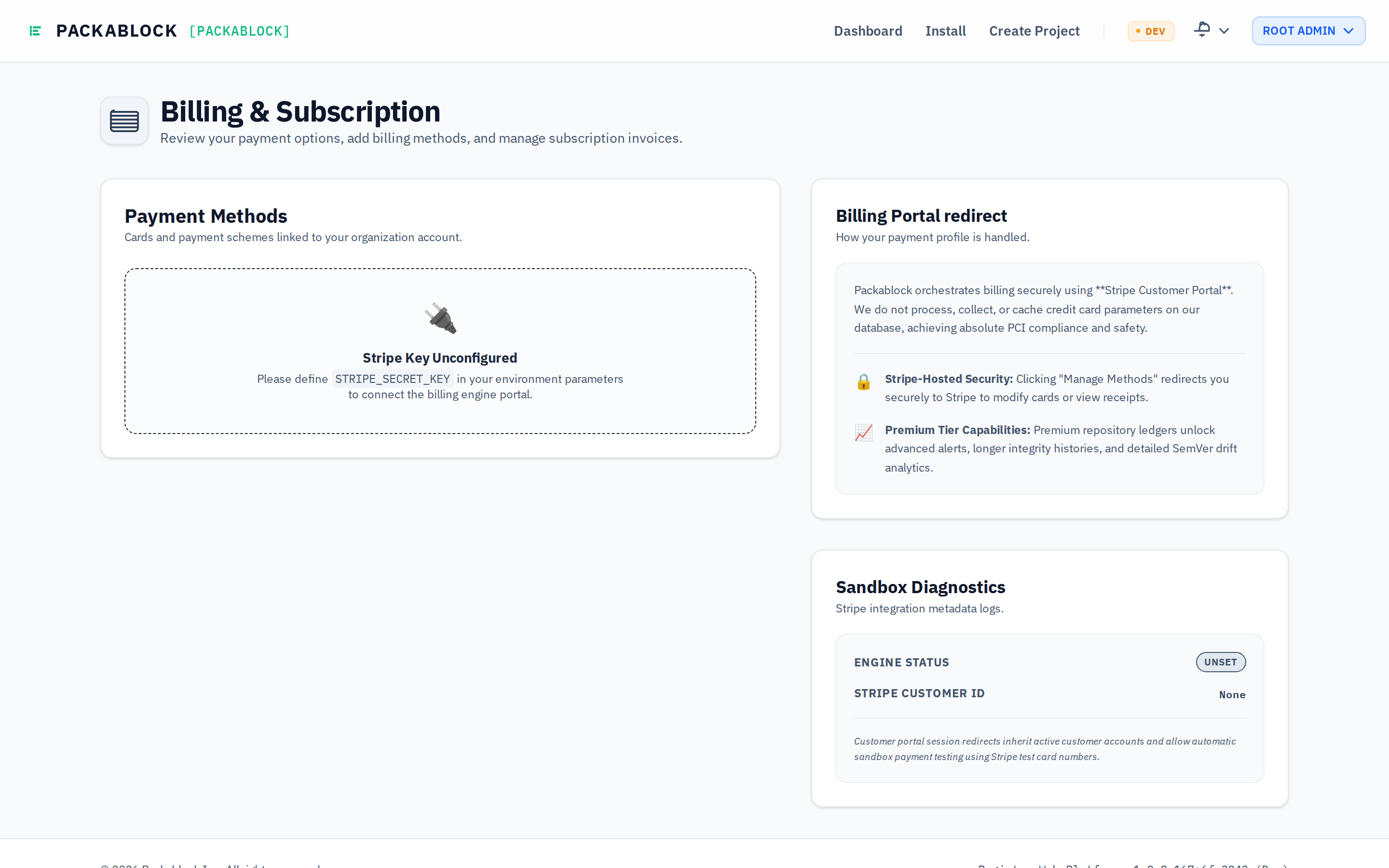 Billing and Subscription Tiers